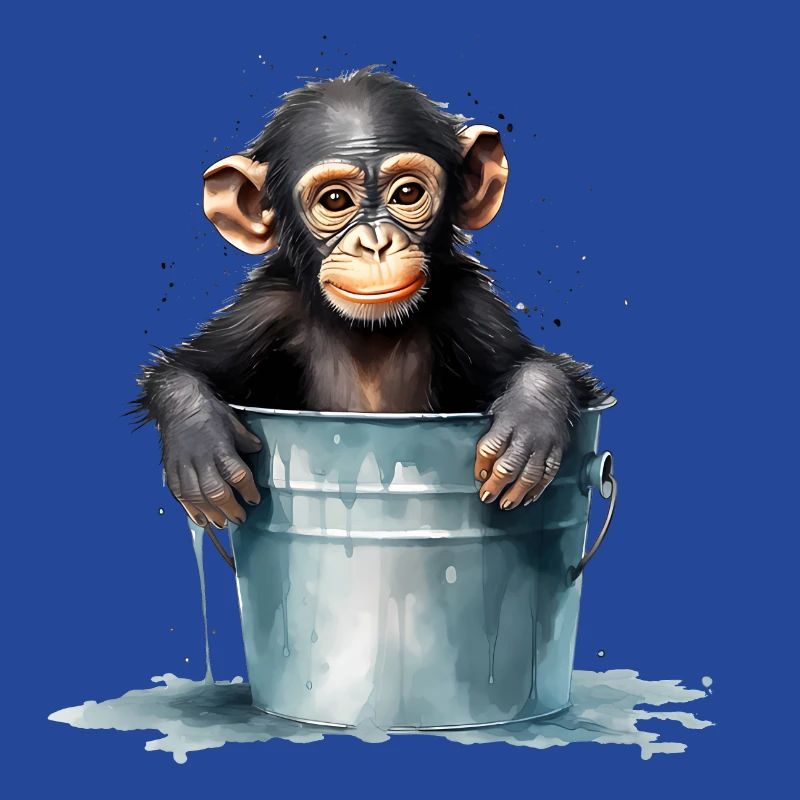 Monkey seeks cooling