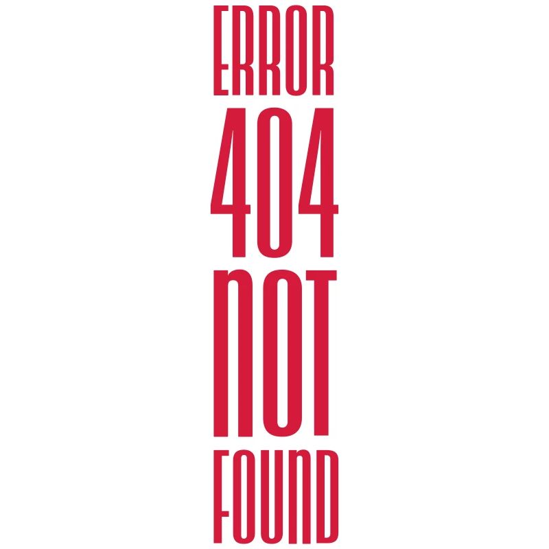 Error 404 not found