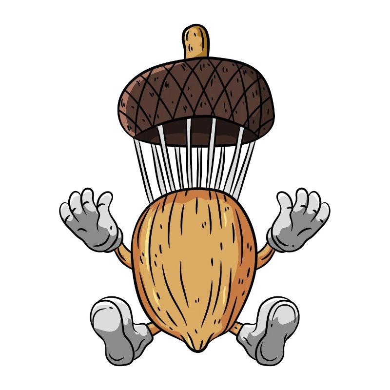 Fallschirm Eichel Eiche Baum