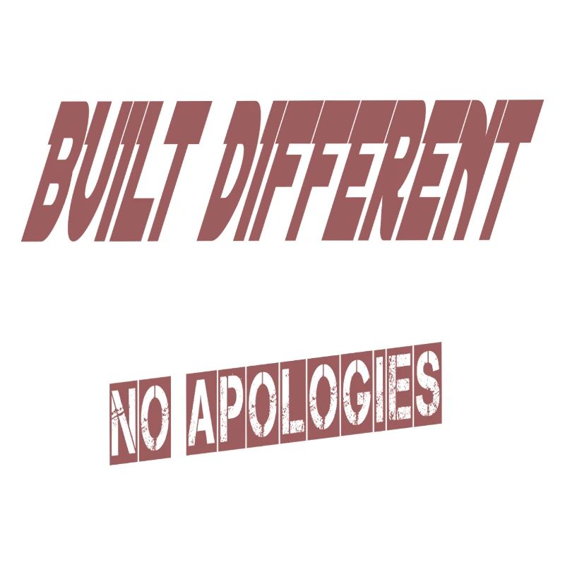 Construit différemment – Aucune excuse | Sweat à capuche unisexe