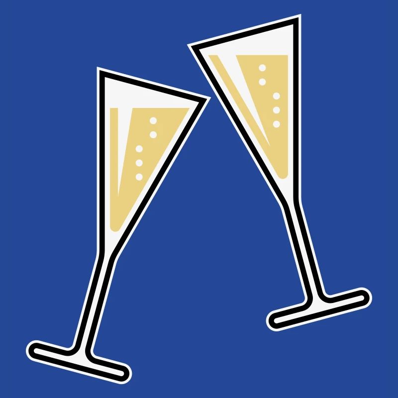 2 Sektgläser (Sekt / Trichter / Zu / 3C)