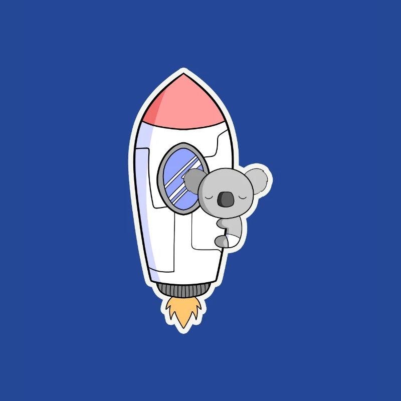 Koala rocket in orbit