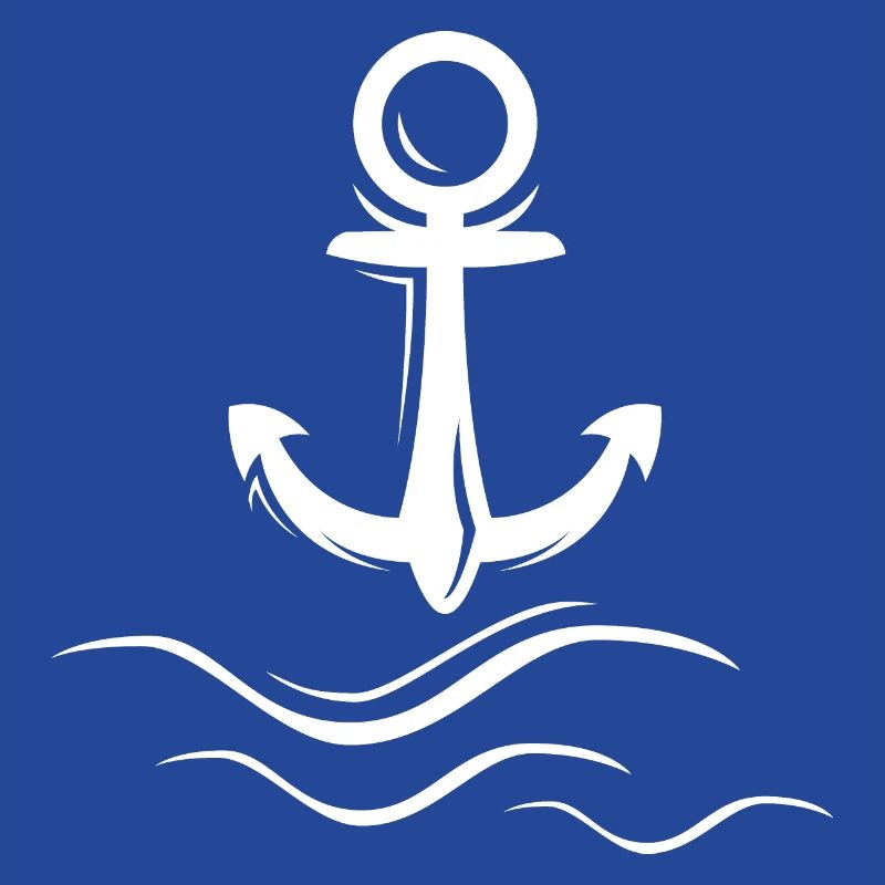 waves anchor wave wave waves anchor logo icon