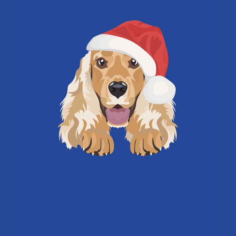 Deutsch Cocker Spaniel Merry Christmas