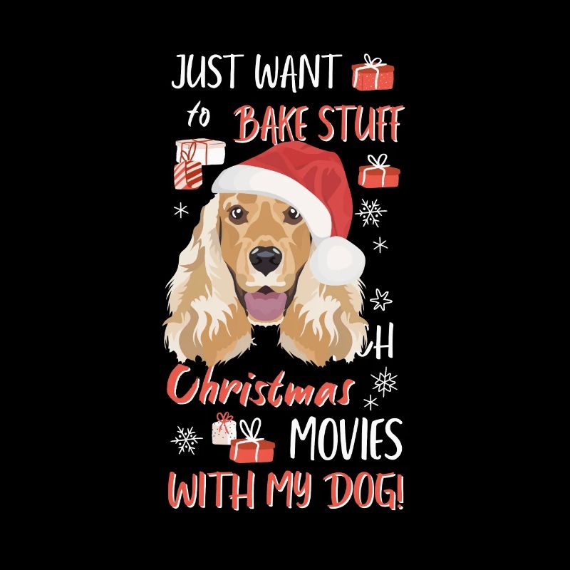 Deutsch Cocker Spaniel Merry Christmas