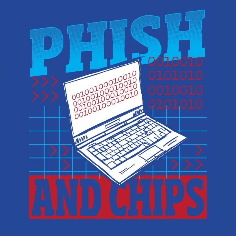 Phish and Chips Hacker Hacking Internet Network