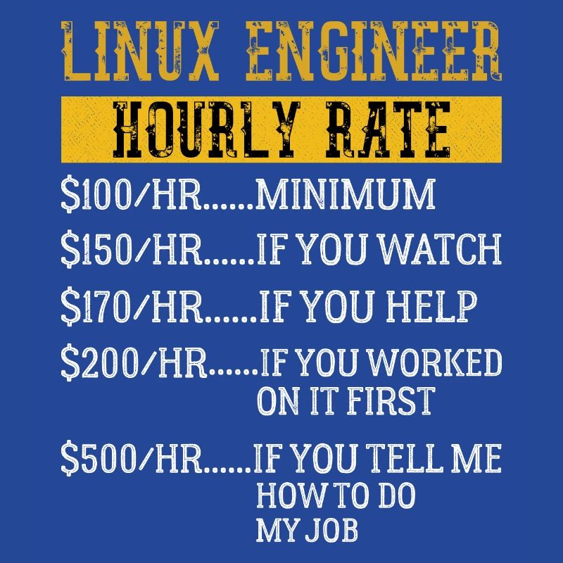 Linux Engineer Hourly Rate Mechanic Labor rate