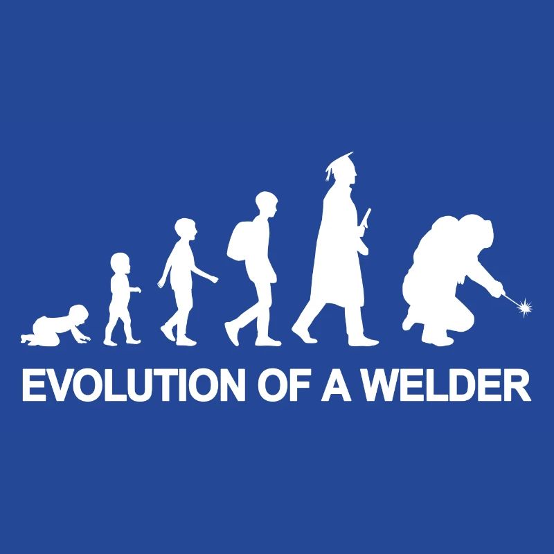 Evolution eines Schweißers