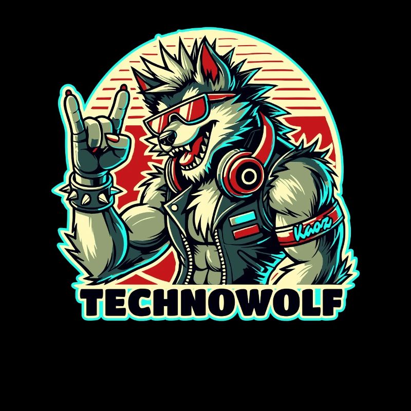 Techno-Wolf: Electronic Music Beats