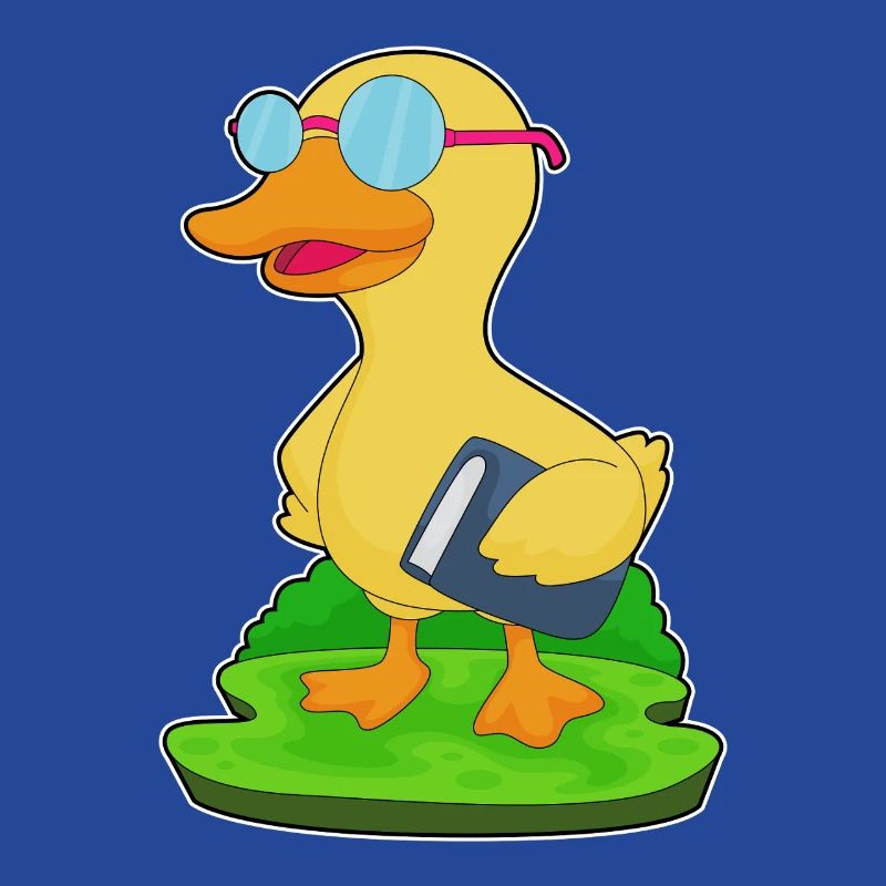 Duck Nerd Book Glasses