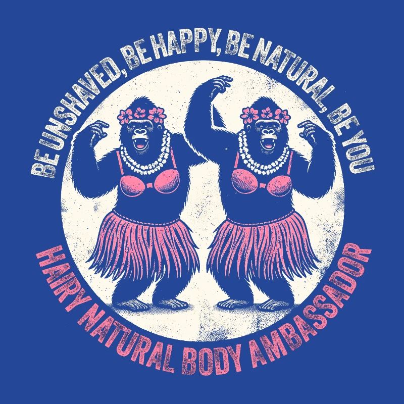 Hula Dancer Gorilla Celebration Tee