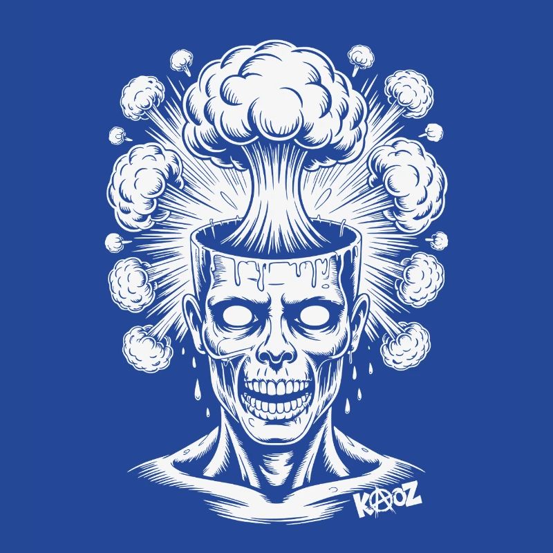 Creative explosion and comic illustration