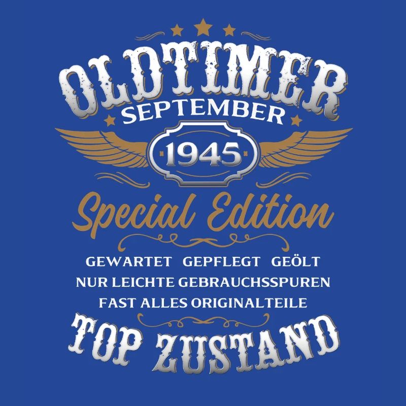 80. Geburtstag Geschenk Oldtimer September 1945