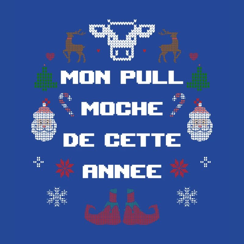 Mon Pull Moche de Noël Tradition Joyeuse Paysan