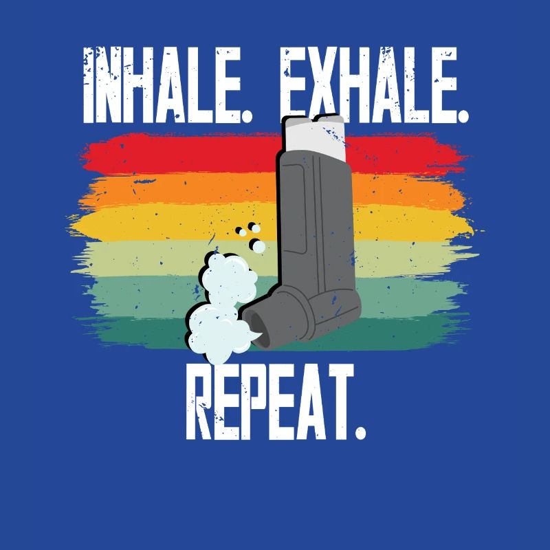 Asthma Asthmatics Inhale Exhale Repeat