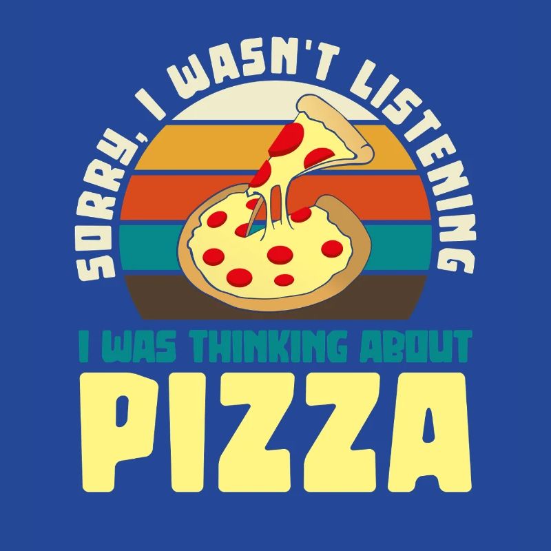 Pizza Träumer Retro Motiv