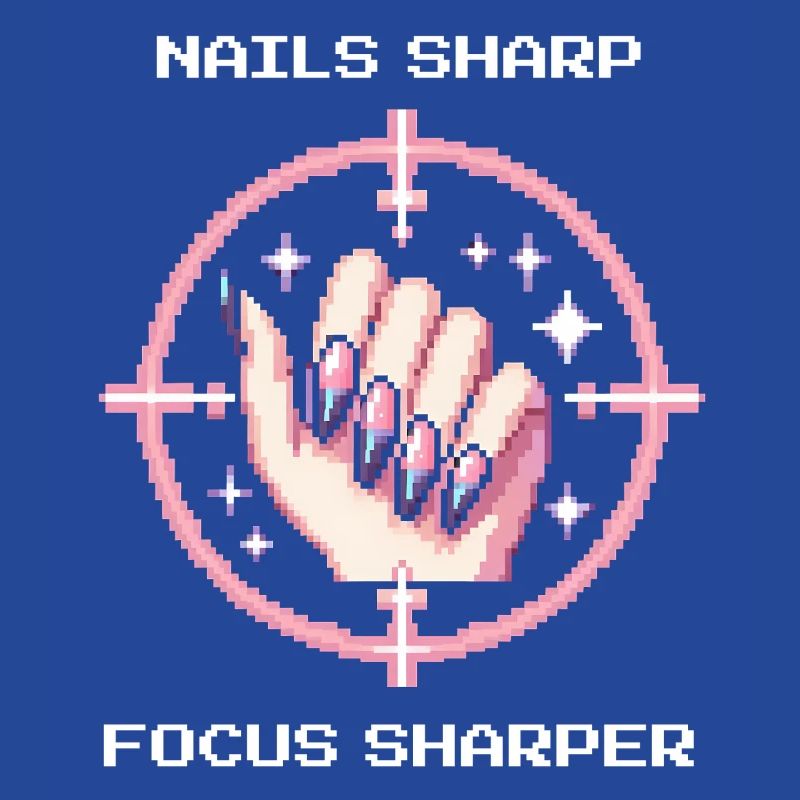 Sharp nails, even sharper focus | Girly Edge