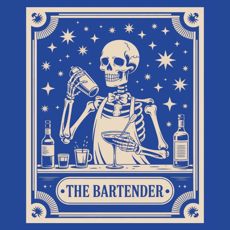 Bartender Barman The Bartender Tarot Cocktail
