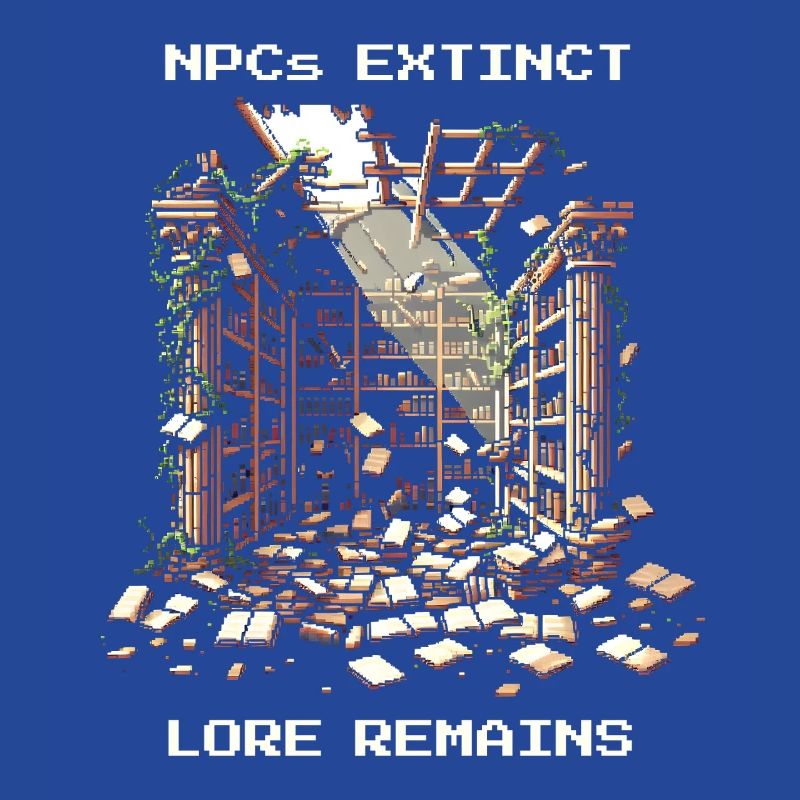 NPCs gone, lore stays | Post-apocalyptic
