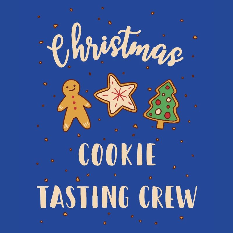 Équipe de dégustation de biscuits de Noël