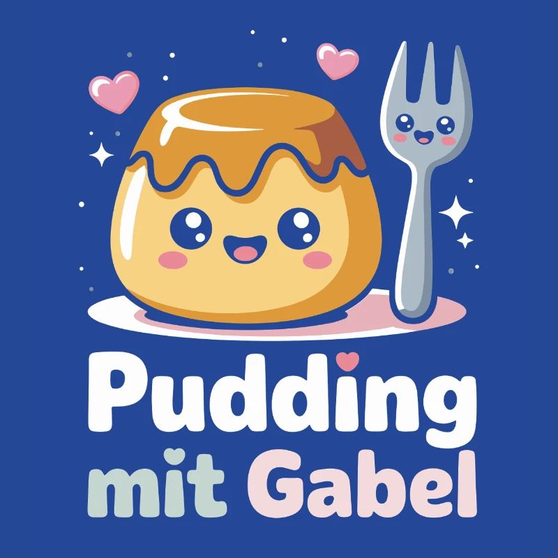 Pudding Mit Gabel