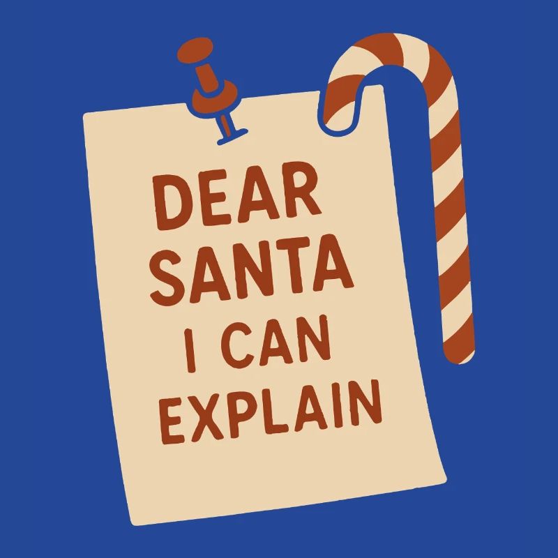 Dear Santa I Can Explain Funny Xmas