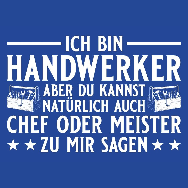 Chef oder Meister - Handwerker Geschenk