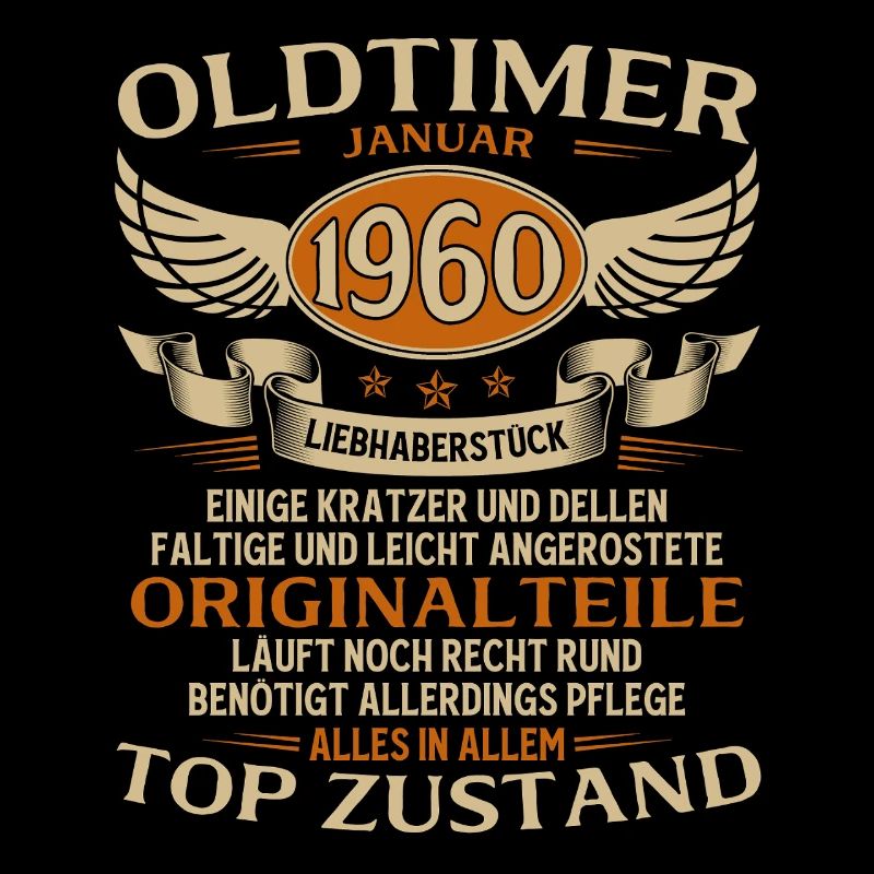 66. Geburtstag Geschenk Oldtimer Januar 1960
