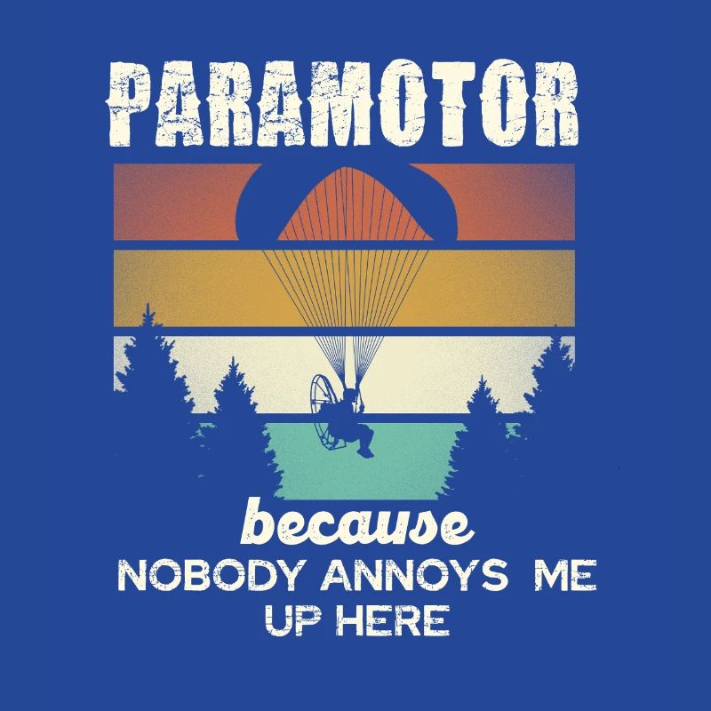 Paramotor: Nobody bugs me up here