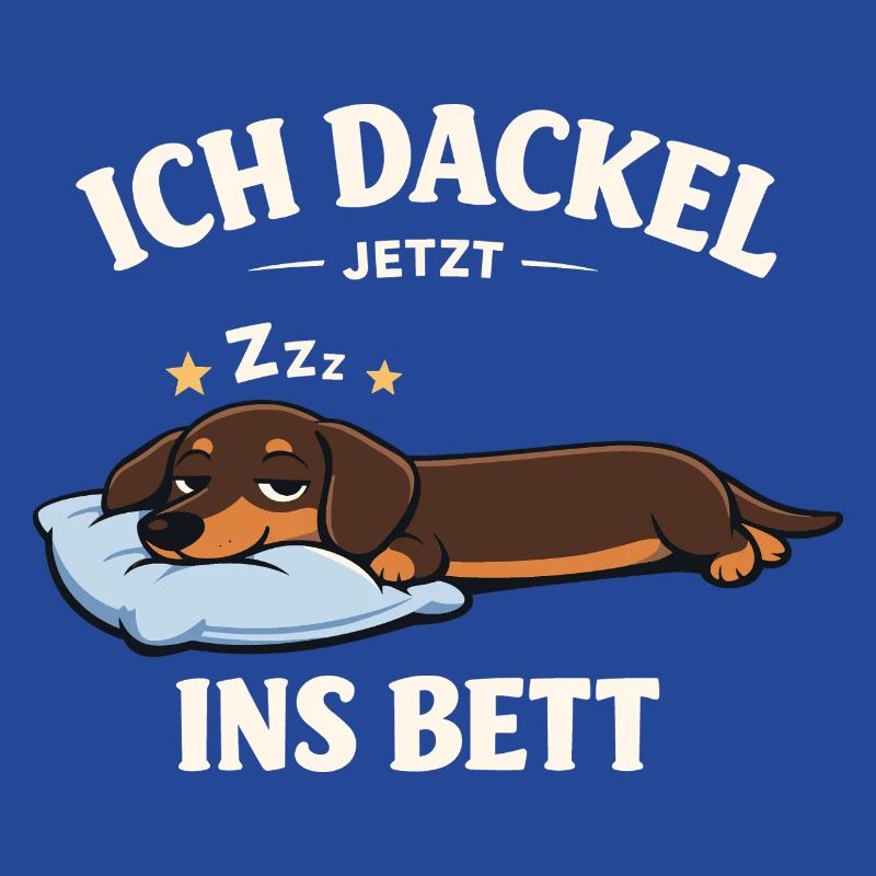 Dackel Kleidung Geschenke Ich dackel jetzt 