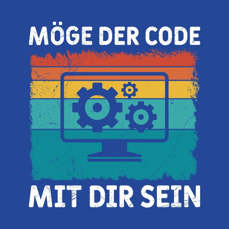 Nerd Computer MÖGE DER CODE MIT DIR SEIN LUSTIG