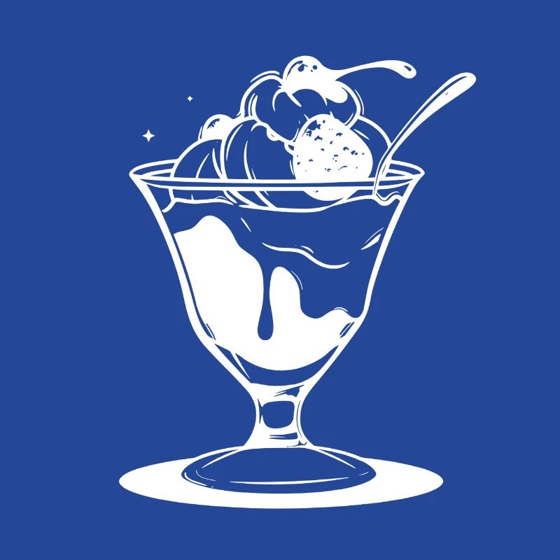 Eiscreme Eisbecher
