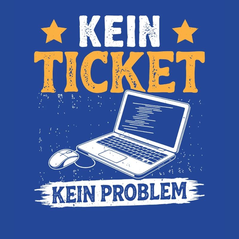 Ordinateur de nerd PAS DE TICKET PAS DE PROBLÈME DRÔLE