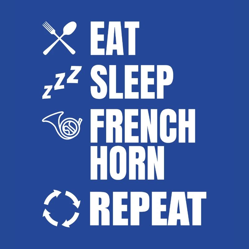 Mange Dorme, cor français, répéter