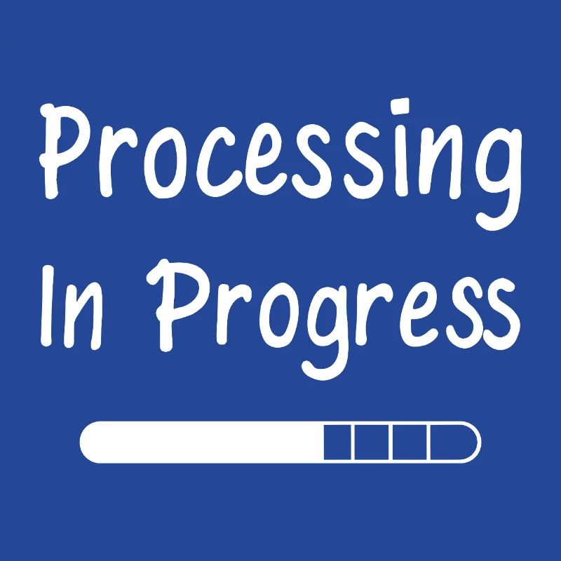 Processing In Progress Loading Bar Statement