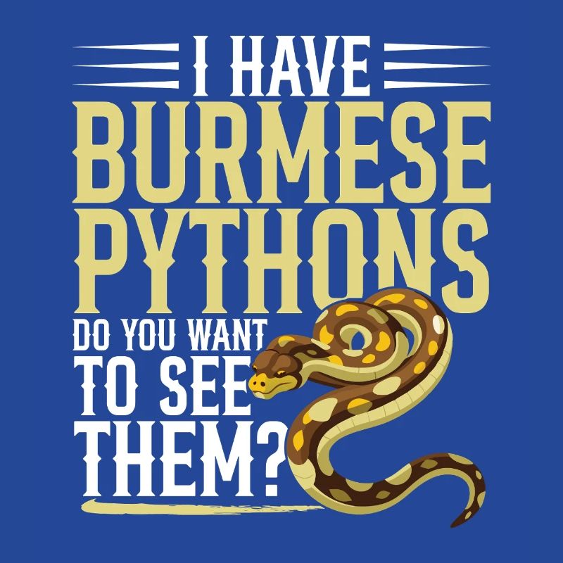 Burmesische Python HDE Schlangen-Stofftier-Reptil