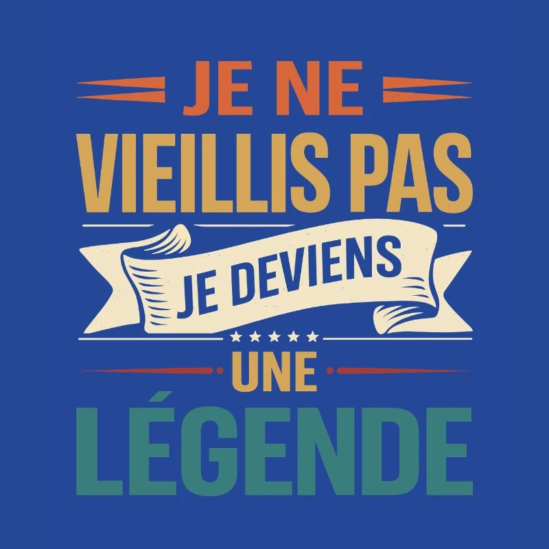 I don't get old, I become a legend, gift