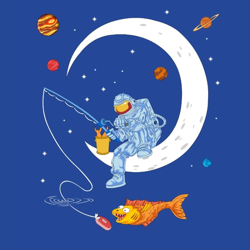 Chemise spatiale de pêche d’astronaute