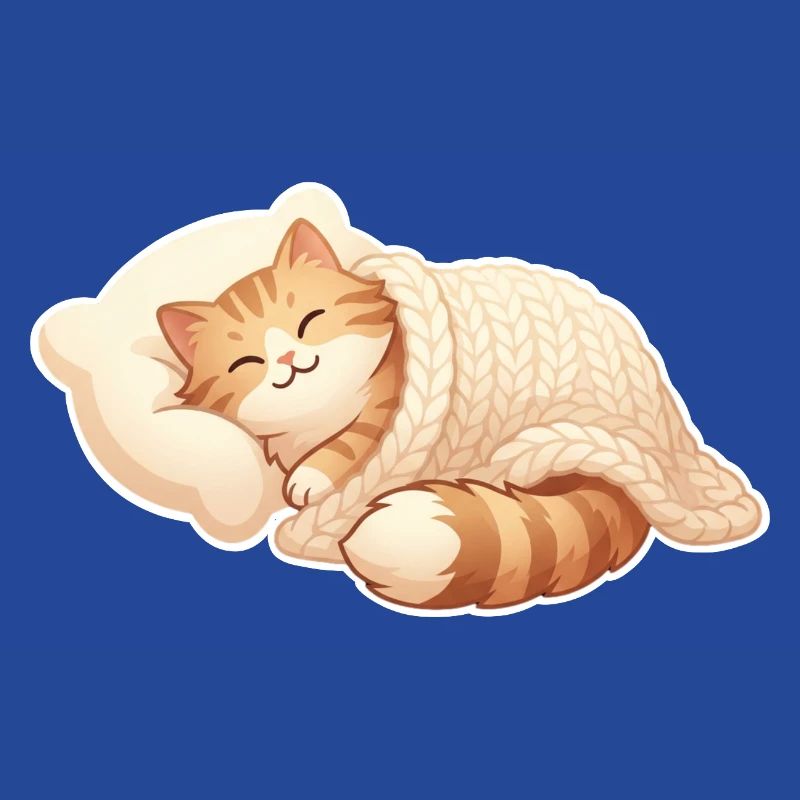 Le chat dort