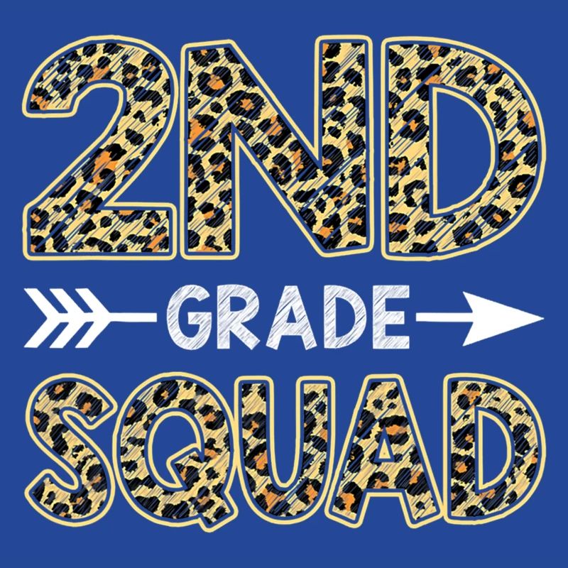 2Nd Grade Squad Leopard Second Grade Teacher Stud