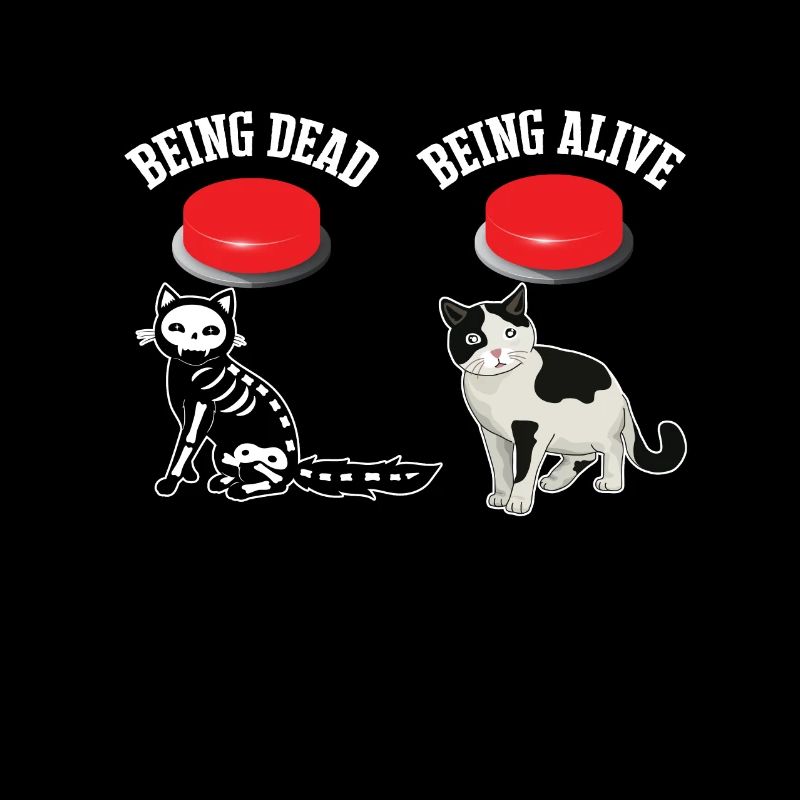 Recherché Le chat vivant de Schrödinger Physique quantique morte