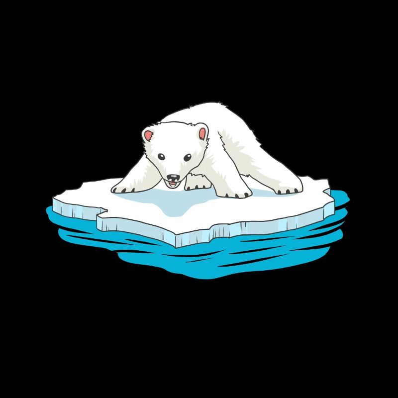 Polar Bear Ice floe Arctic North Pole Cold Glacier