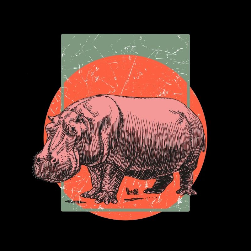 Nilpferd Happy Hippo