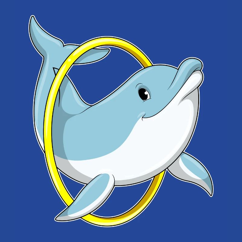 Delfin mit Ring