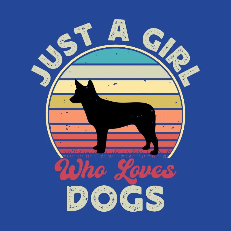 Australian Stumpy Tail Cattle Dog Silhouette