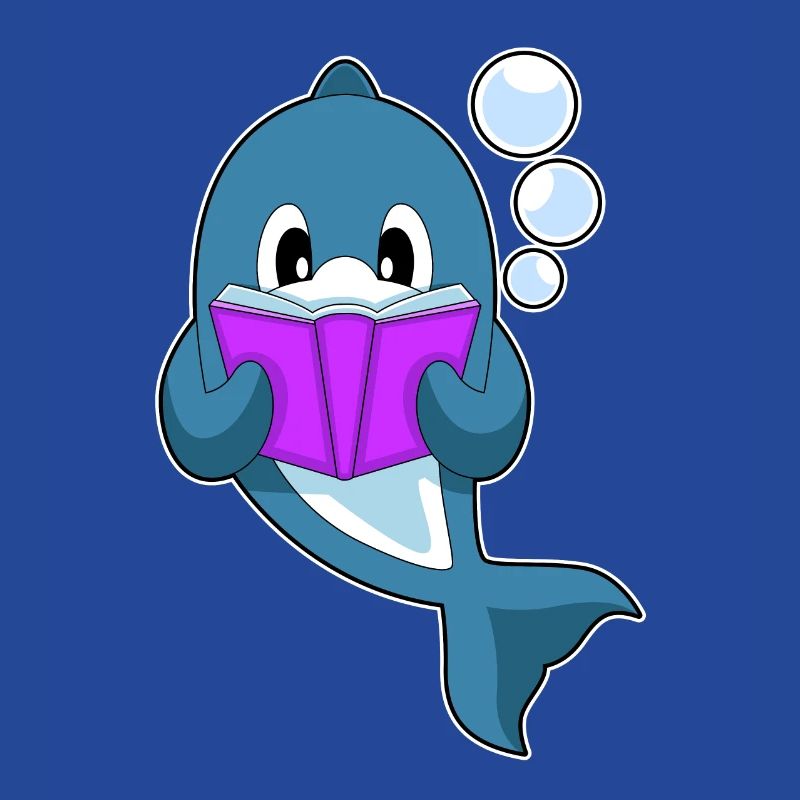 Delfin Lesen Buch