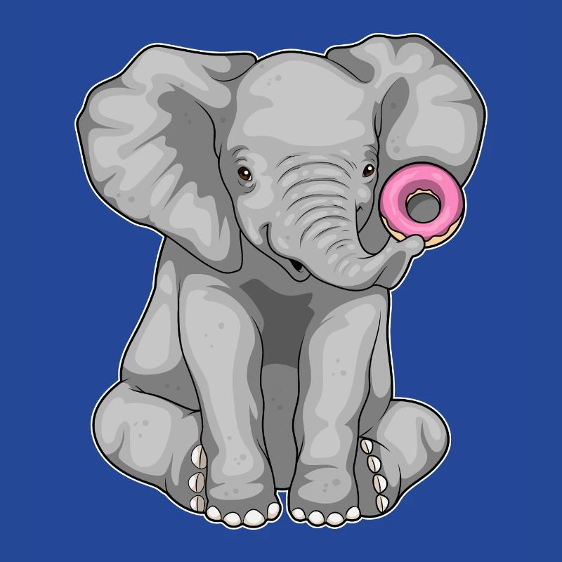 Elefant Donut