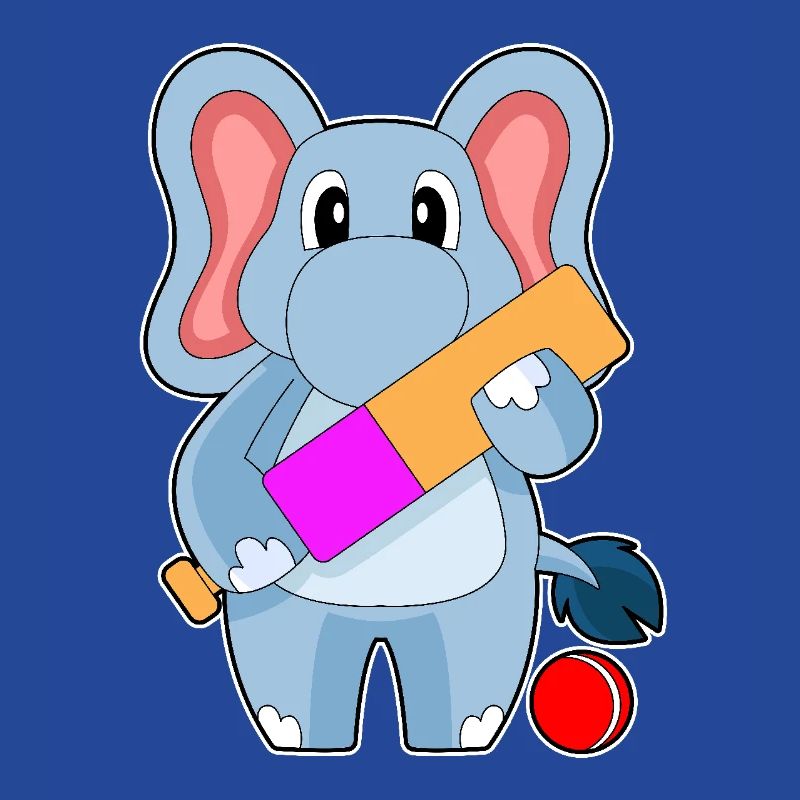 Elefant Cricket Cricketschläger