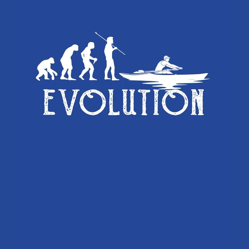 Rudern Evolution Geschenk Ruderer Mann