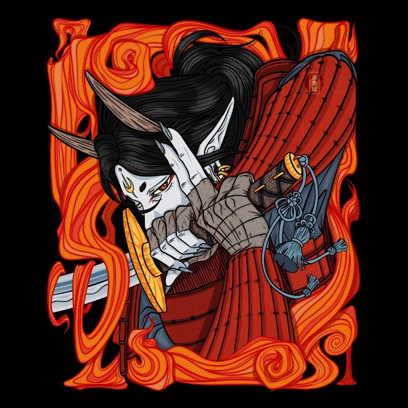 Samurai-Dämonenkrieger